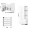 Quarto de Bebê Completo Labirinto 2 Portas 6 Gavetas Branco - Henn