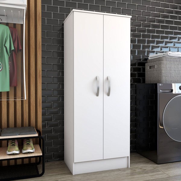 Armário Multiuso Siena 2 Portas Branco - Panorama Móveis