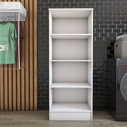 Armário Multiuso Siena 2 Portas Branco - Panorama Móveis