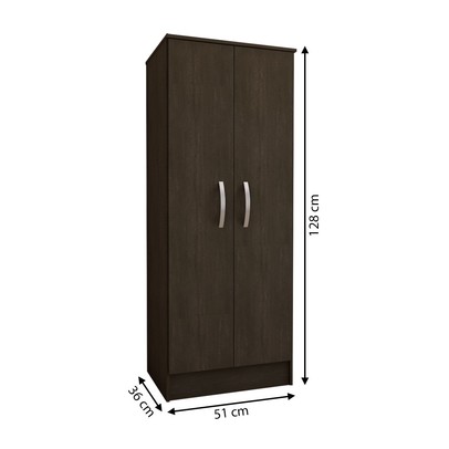 Armário Multiuso Siena 2 Portas Café Touch - Panorama Móveis