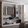 Guarda-Roupa Casal Flórida 3 Portas de Correr Branco Fosco - Panorama Móveis