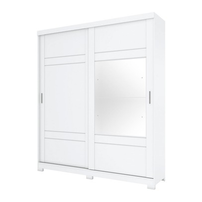 Guarda-Roupa Casal Verg 2 Portas 3 Gavetas Branco - Henn