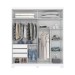 Guarda-Roupa Casal Verg 2 Portas 3 Gavetas Branco - Henn