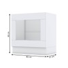Armário de Cozinha para Forno de Embutir Americana Branco - Henn