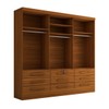 Guarda-Roupa Casal Fortaleza 3 Portas 9 Gavetas Cinamomo - Panorama Móveis