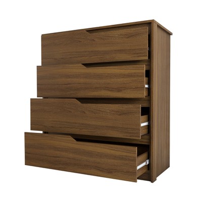 Cômoda Arabella 4 Gavetas Marrom - Panorama Móveis