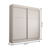 Guarda-Roupa Casal Portugal 2 Portas de Correr 3 Gavetas 100% Mdf Branco Fosco - Panorama Móveis