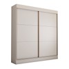 Guarda-Roupa Casal Portugal 2 Portas de Correr 3 Gavetas 100% Mdf Branco Fosco - Panorama Móveis