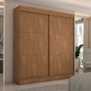 Guarda-Roupa Casal Portugal 2 Portas de Correr 3 Gavetas 100% Mdf Cinamomo - Panorama Móveis