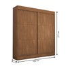 Guarda-Roupa Casal Portugal 2 Portas de Correr 3 Gavetas 100% Mdf Cinamomo - Panorama Móveis