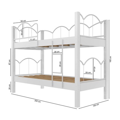 Beliche Oasis com Escada Branco - Art Panta