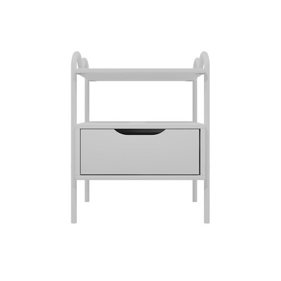 Mesa de Cabeceira Oasis 1 Gaveta Branco - Art Panta