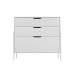 Cômoda Oasis 3 Gavetas Branco - Art Panta