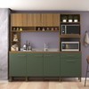 Cozinha Compacta 7 Portas 1 Gaveta Ipê/Arbo - Decibal