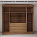 Guarda-Roupa Casal Honey 4 Portas 6 Gavetas com Espelho Freijó - Panorama Móveis