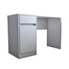 Mesa Escrivaninha Alune 1 Porta 1 Gaveta Branco - Panorama Móveis