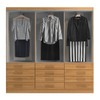 Guarda-Roupa Casal New Mônaco 6 Portas 12 Gavetas Cinnamomo - Evidência Móveis
