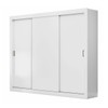 Guarda-Roupa Casal City 3 Portas 4 Gavetas Branco - Maxel