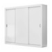 Guarda-Roupa Casal City 3 Portas 4 Gavetas Branco - Maxel