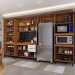 Cozinha Completa Sophia 14 Portas 2 Gavetas Marrom/Branco - Panorama Móveis