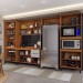 Cozinha Completa Sophia 14 Portas 2 Gavetas Marrom/Nude - Panorama Móveis