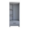 Guarda-Roupa Solteiro Poseidon 3 Portas 1 Gaveta Branco - Panorama Móveis