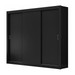 Guarda-Roupa Casal City 3 Portas 4 Gavetas Preto - Maxel