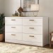 Cômoda Divino 6 Gavetas 100% Mdf Branca - Manbel