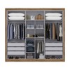 Guarda-Roupa Casal Cannes 6 Portas 6 Gavetas Ipê/Off White - Maxel