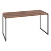 Mesa Escrivaninha Estilo Industrial Aço 150 Nogal/Preto - Panorama Móveis