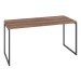 Mesa Escrivaninha Estilo Industrial Aço 150 Nogal/Preto - Panorama Móveis