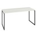 Mesa Escrivaninha Estilo Industrial Aço 150 Snow/Preto - Panorama Móveis