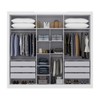 Guarda-Roupa Casal Cannes 6 Portas 6 Gavetas com Espelho Branco - Maxel