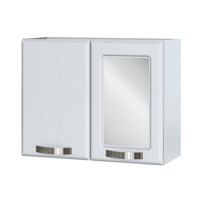 Armário de Banheiro Rubi 2 Portas com Espelho Branco - Telasul