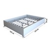 Guarda-Roupa de Casal Carol 3 Portas 4 Gavetas com Cama Branco - Panorama Móveis