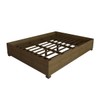 Guarda-Roupa de Casal Carol 3 Portas 4 Gavetas com Cama Freijó - Panorama Móveis