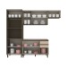 Cozinha Compacta Connect 10 Portas 2 Gavetas 100% Mdf Ce811 Duna/Cristal - Henn