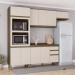 Cozinha Compacta Connect 10 Portas 2 Gavetas 100% Mdf Ce810 Duna/Cristal - Henn