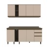 Cozinha Completa Connect 8 Portas 2 Gavetas 100% Mdf Ce809  Duna/Cristai - Henn