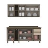 Cozinha Completa Connect 8 Portas 2 Gavetas 100% Mdf Ce809  Duna/Cristai - Henn