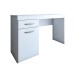 Mesa Escrivaninha Classic 1 Porta 1 Gaveta Branco - Panorama Móveis