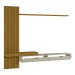 Painel para TV Até 65 Polegadas Italy 2 Portas Ripado Cedro Freijo/Off White - Olivar Móveis