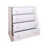 Cômoda Infantil Divertidamente 4 Gavetas Branco - Panorama Móveis