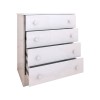 Cômoda Infantil Divertidamente 4 Gavetas Branco - Panorama Móveis