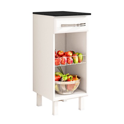 Armário de Cozinha Fruteira 1 Gaveta Branco - Telasul