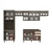 Cozinha Completa Connect 12 Portas 2 Gavetas 100% Mdf Ce797 Duna/Cristal - Henn