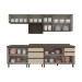 Cozinha Completa Connect 10 Portas 5 Gavetas 100% Mdf Ce802 Duna/Cristal - Henn