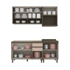 Cozinha Compacta Connect 7 Portas 2 Gavetas 100% Mdf Ce804 Duna/Cristal - Henn