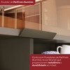 Cozinha Compacta Connect 7 Portas 2 Gavetas 100% Mdf com Vidro Duna/Cristal - Henn