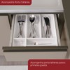 Cozinha Completa Connect 13 Portas 2 Gavetas com Vidro 100% Mdf Duna/Cristal Ii - Henn